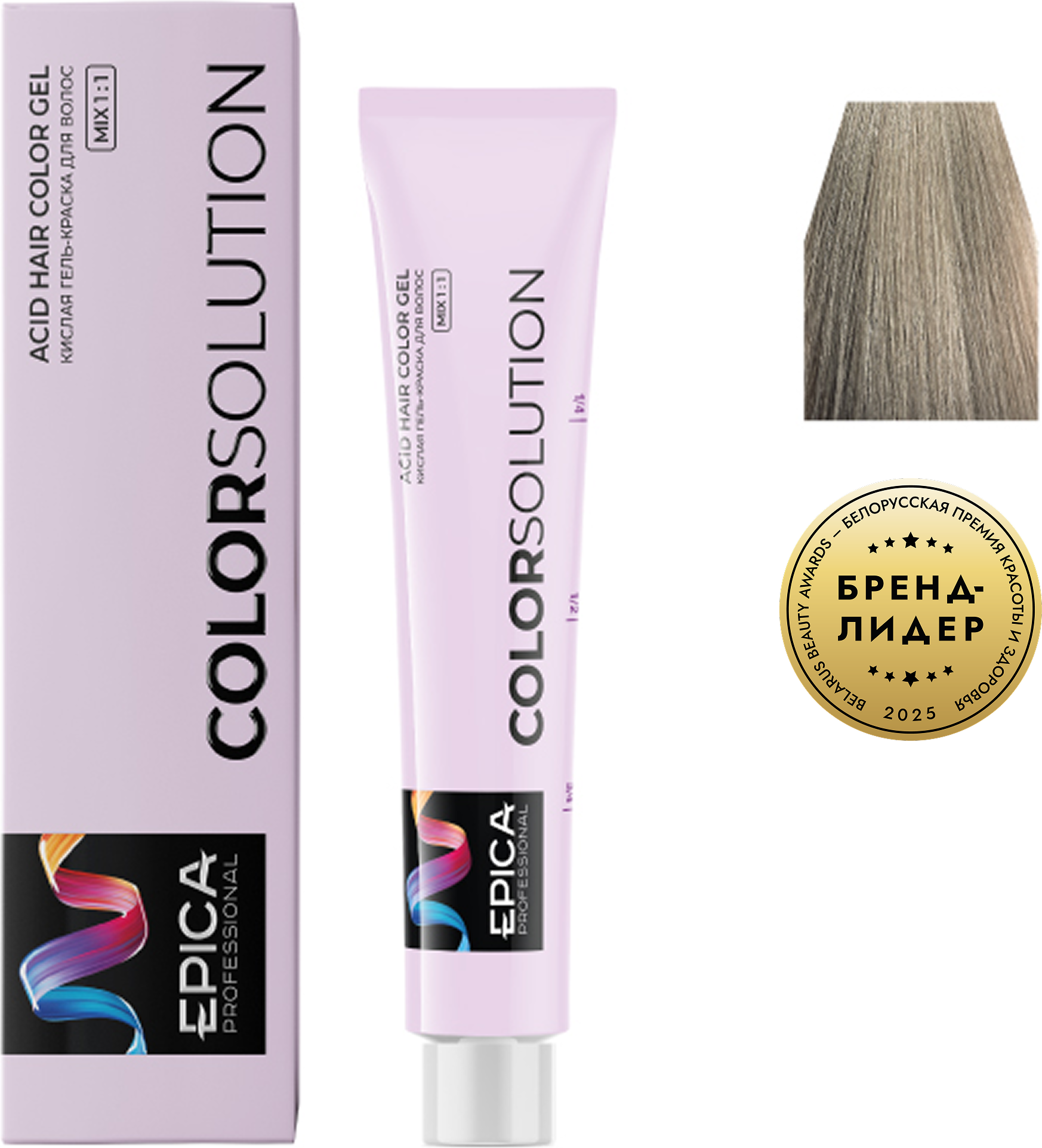 Гель-краска для волос Epica Professional Colorsolution 8.13 (100мл, светло-русый пепельно-золотистый)