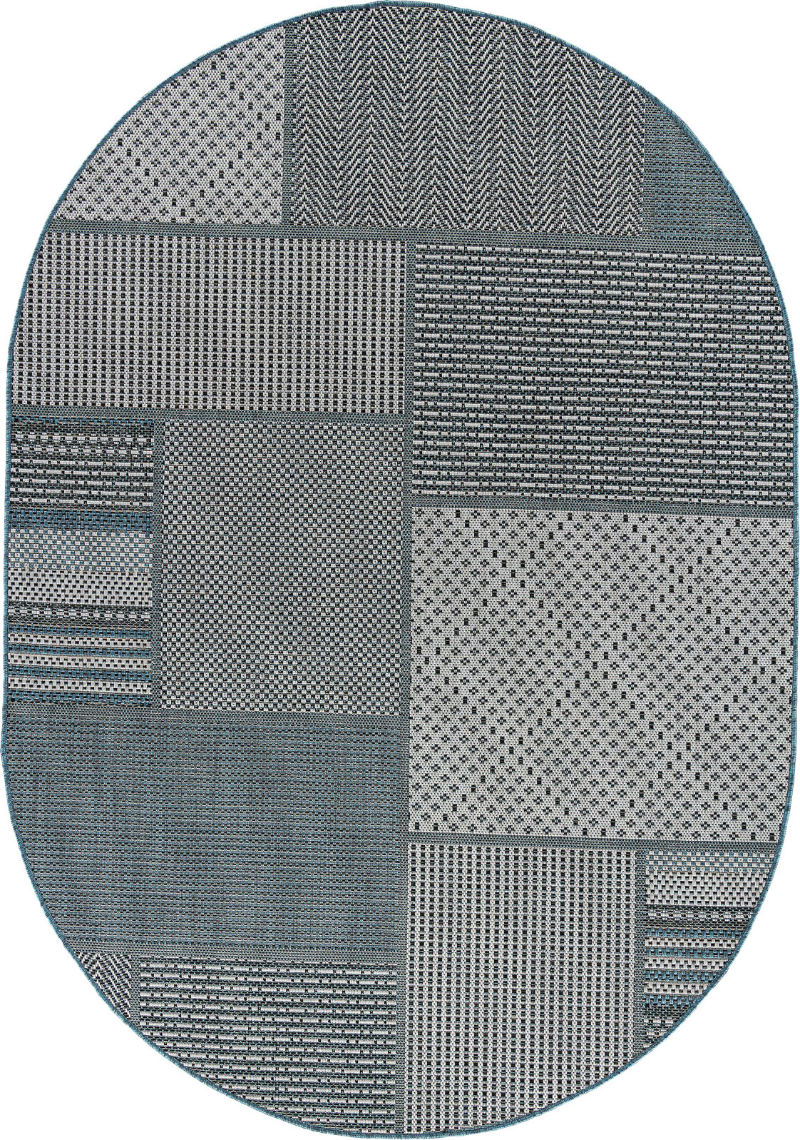 Циновка Merinos Kair S139-OVAL-BLUE (2x2.9)