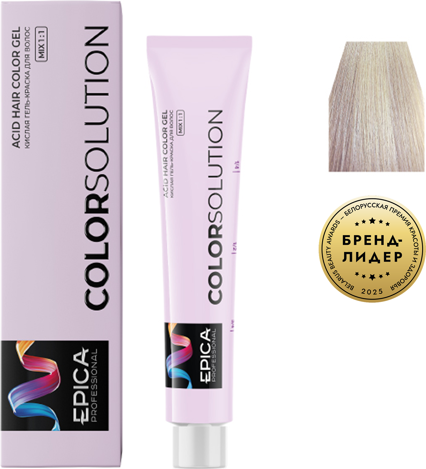 Гель-краска для волос Epica Professional Colorsolution 10N (100мл, светлый блондин натуральный)