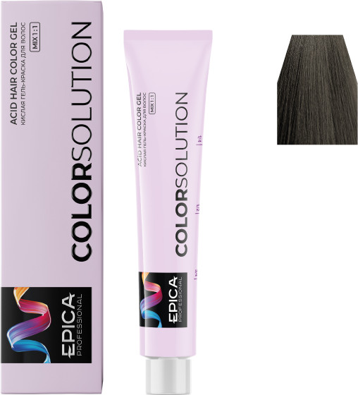Гель-краска для волос Epica Professional Colorsolution 5N (100мл, светлый шатен натуральный) — фото 2