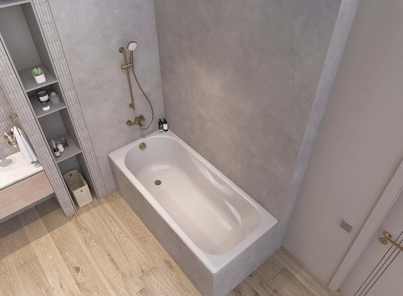 Ванна чугунная Wotte Comfort 180х80х46.2 / БП-э00д1477 — фото 4