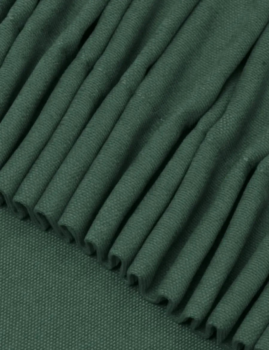 Комплект штор Soft Lines Канвас 588 150x260 (2шт, зеленый) — фото 3