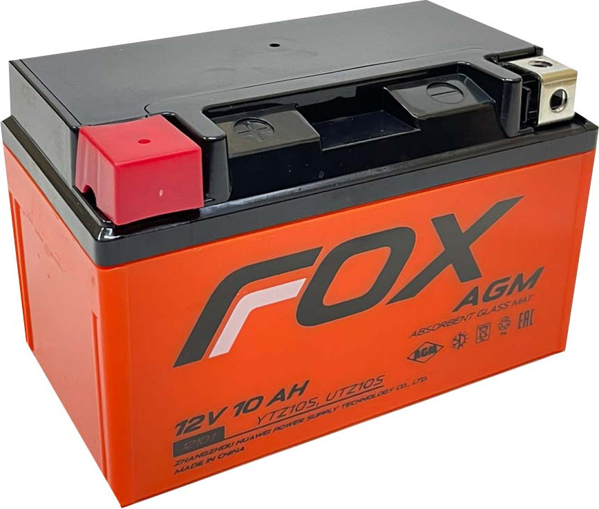 Мотоаккумулятор FoX (1) YTZ10S-BS 180A / FOX 1210.1 (10 А/ч)