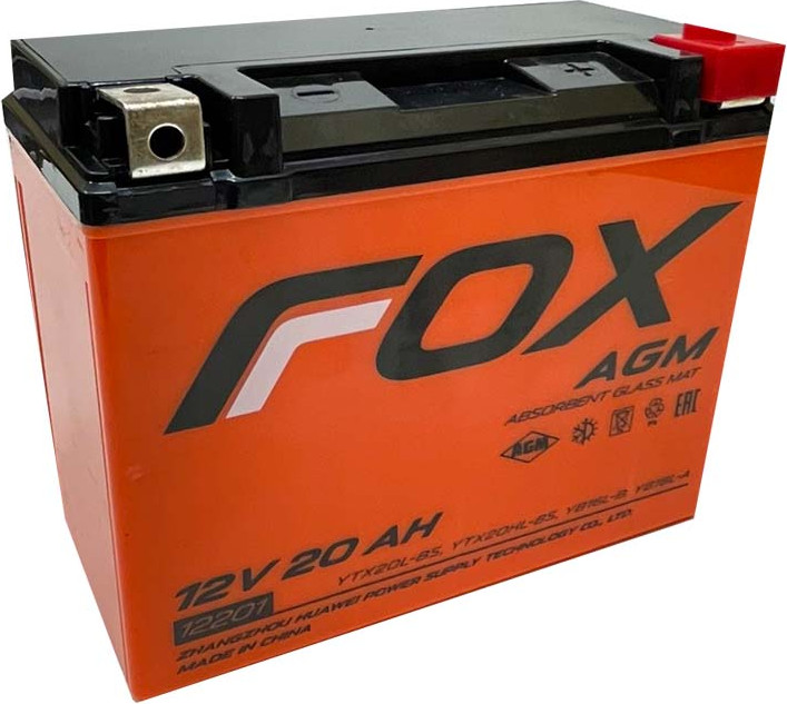 Мотоаккумулятор FoX (0) YTX20L-BS 330A / FOX 1220.1 (20 А/ч)