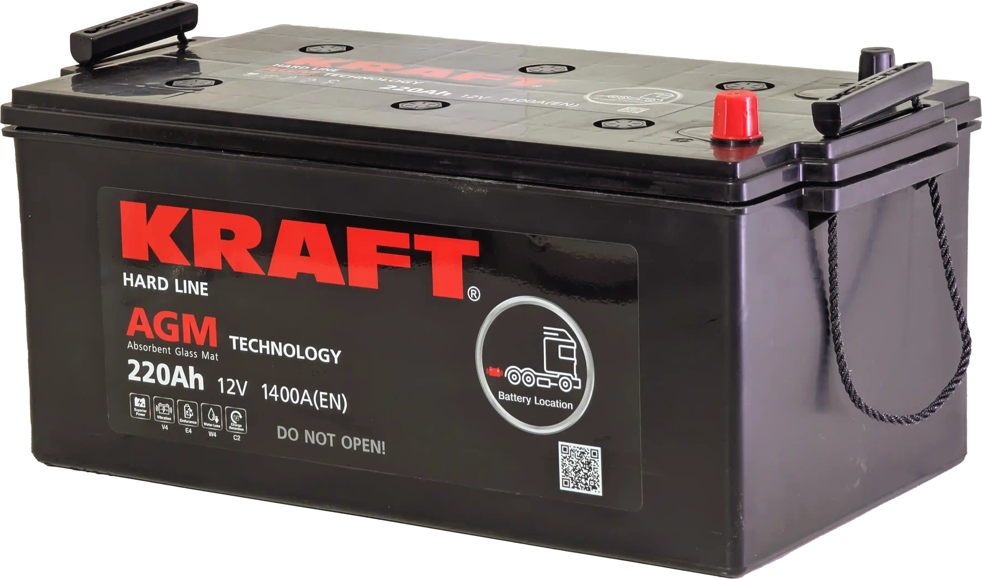 Автомобильный аккумулятор ALFA battery AGM (3) Евро 1400A / LPM12-210HD (220 А/ч) — фото 2
