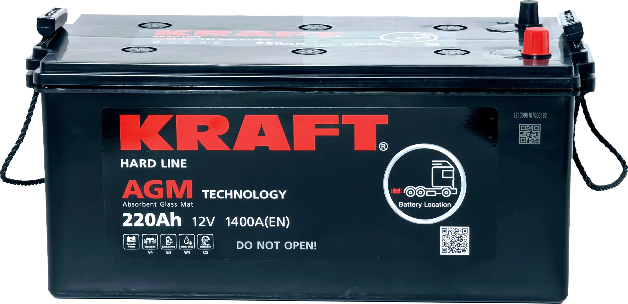 Автомобильный аккумулятор ALFA battery AGM (3) Евро 1400A / LPM12-210HD (220 А/ч) — фото 6