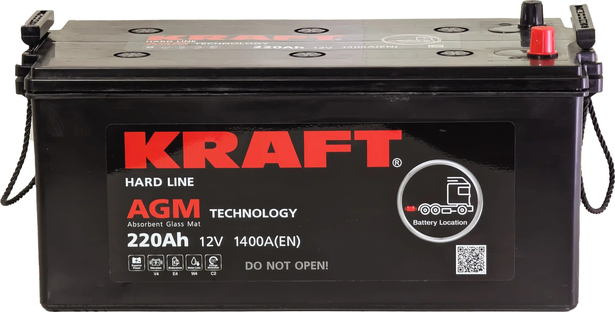Автомобильный аккумулятор ALFA battery AGM (3) Евро 1400A / LPM12-210HD (220 А/ч)