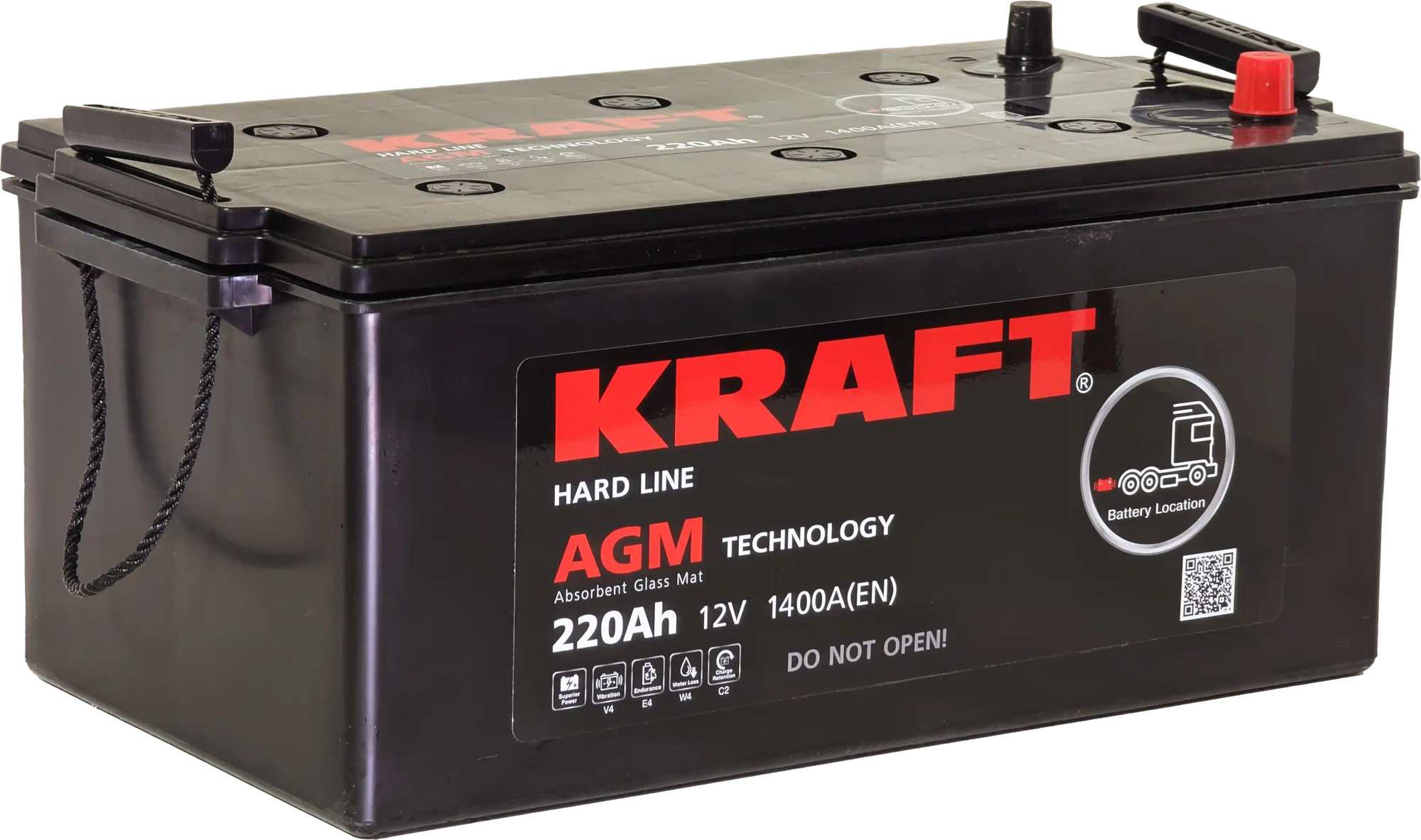 Автомобильный аккумулятор ALFA battery AGM (3) Евро 1400A / LPM12-210HD (220 А/ч) — фото 3