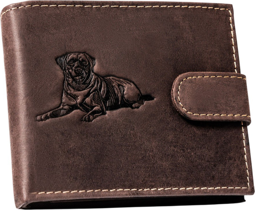 Портмоне Cedar N992L-CHM-DOG-1-BL (коричневый)