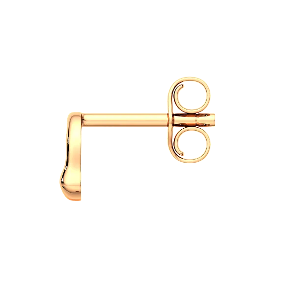 Серьги из розового золота ZORKA 3D0077-9K (с бриллиантами) — фото 2