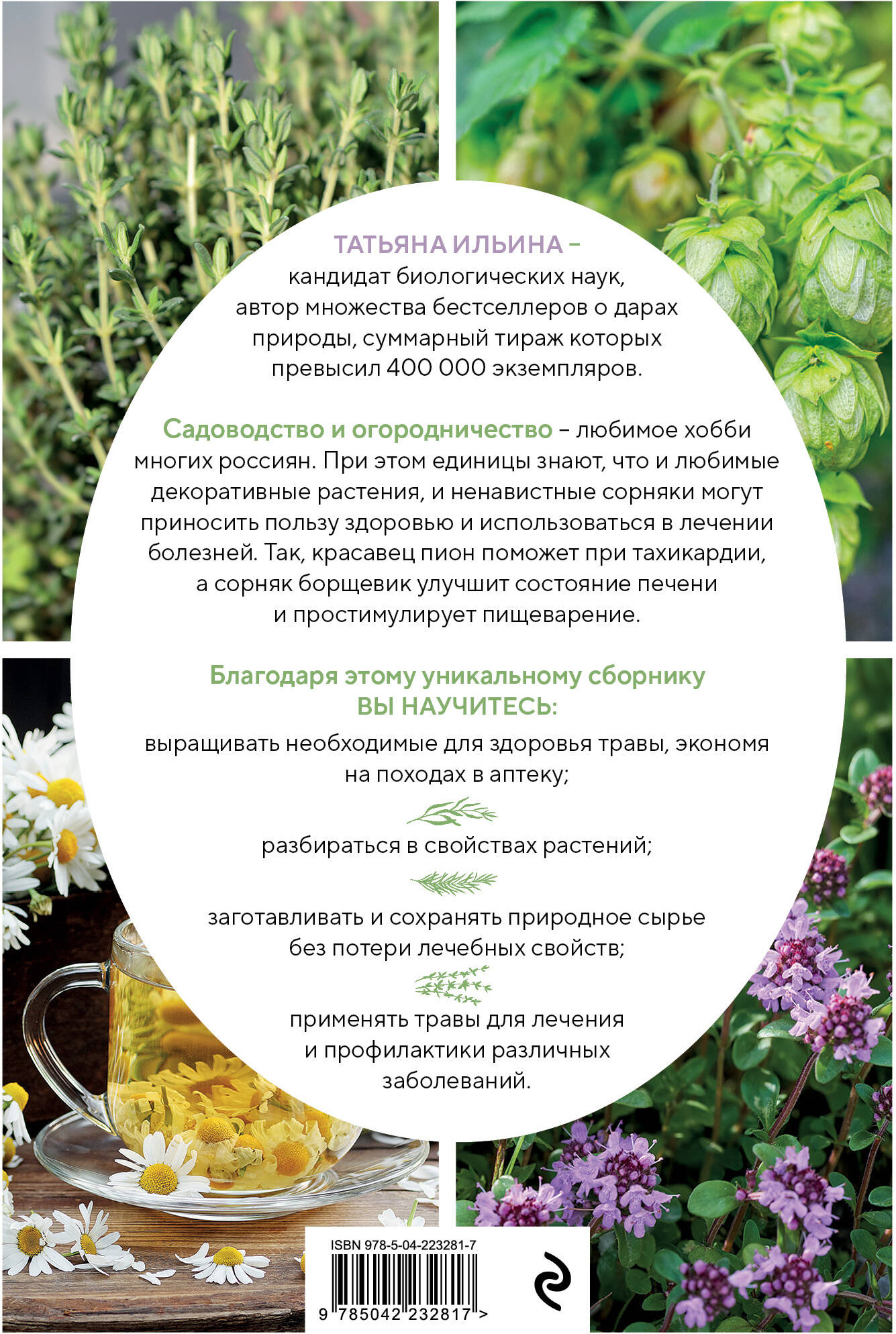 Нехудожественная книга Эксмо Аптечный огород (Ильина Т. 9785042232817) — фото 2