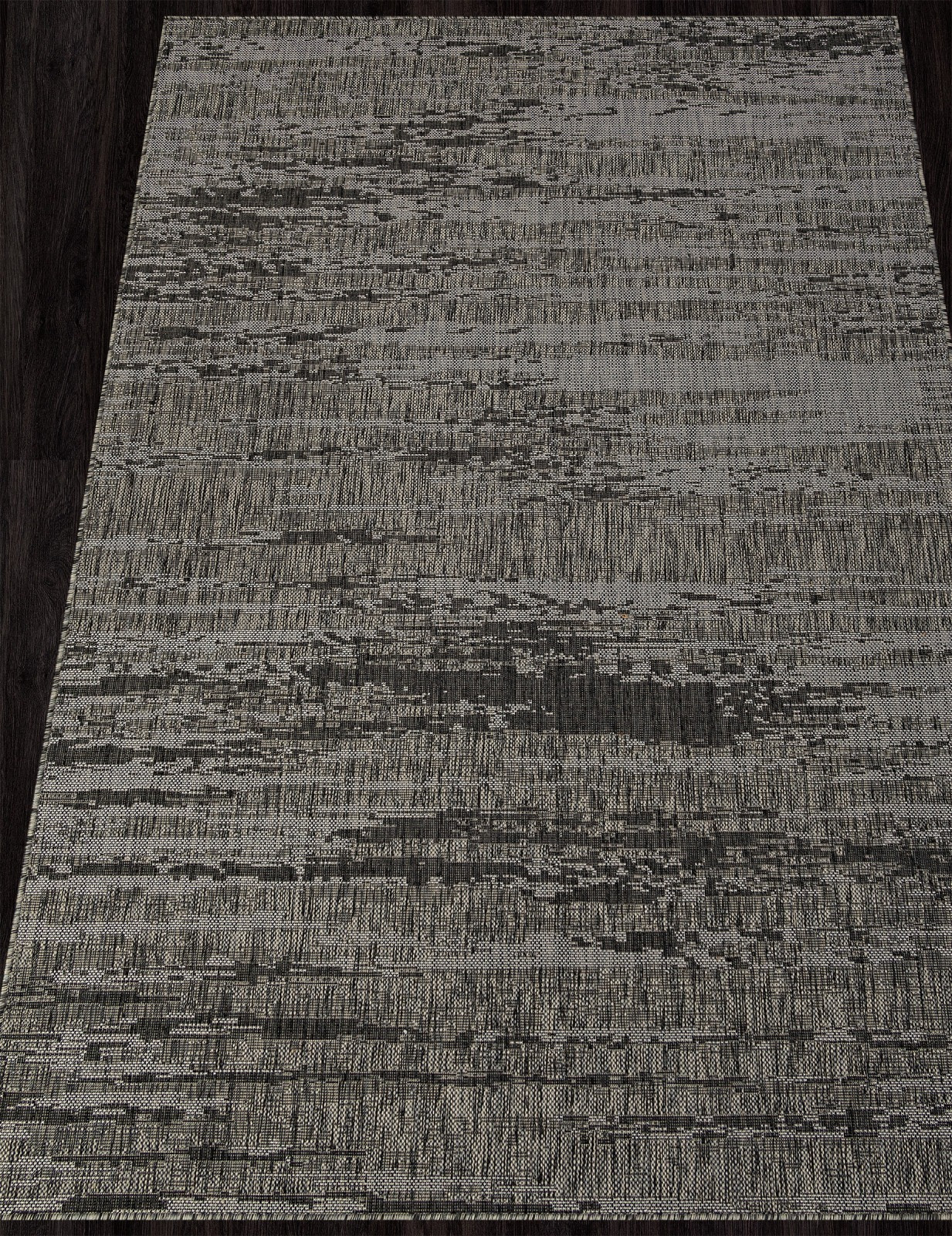 Циновка Merinos Kair S143-STAN-BLACK-GRAY (1.4x2) — фото 4