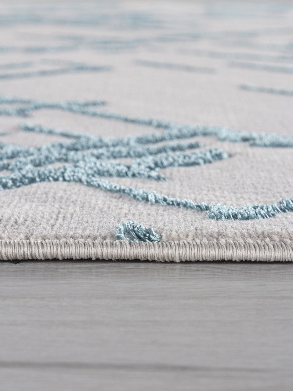 Ковер Merinos Liman F164-OVAL-GRAY-D.BLUE (2x2.9) — фото 3