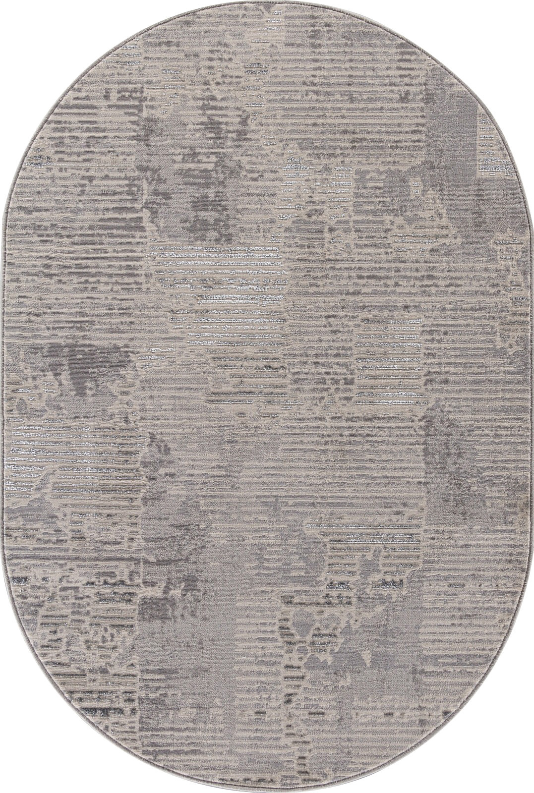 Ковер Merinos Liman F168-OVAL-CREAM-GRAY (2.4x3.4)
