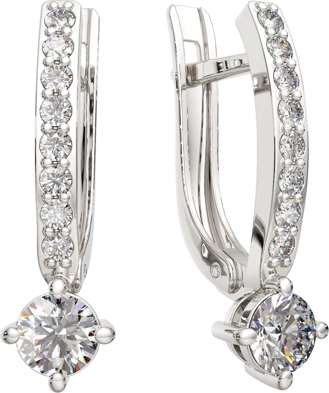 Серьги из серебра ZORKA 03101579.ZZ (с фианитами)