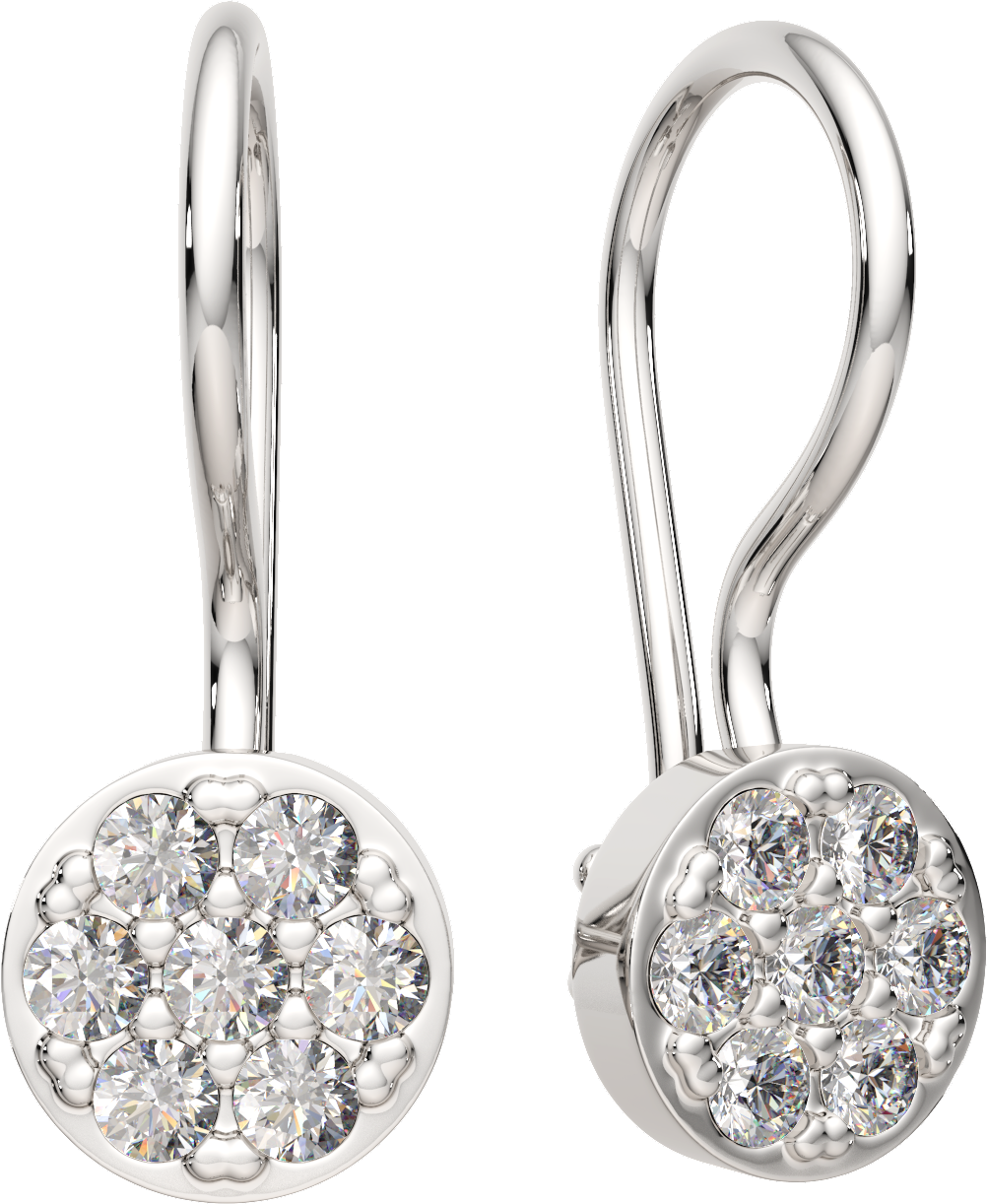 Серьги из серебра ZORKA 03101843.ZZ (с фианитами)
