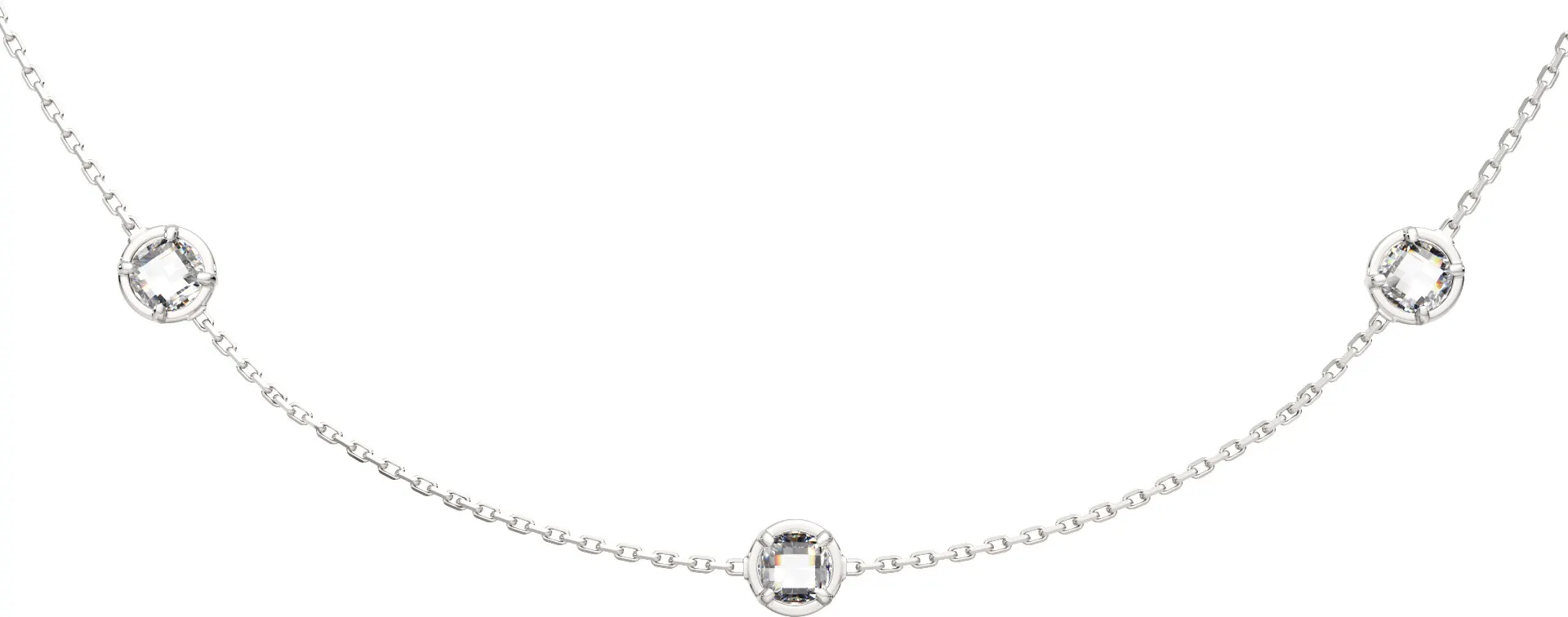 Колье из серебра ZORKA 0550113.ZZ (45см, с фианитами)