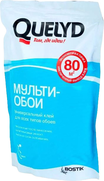 Клей для обоев Quelyd Мульти-Обои универсальный (450г) — фото 2