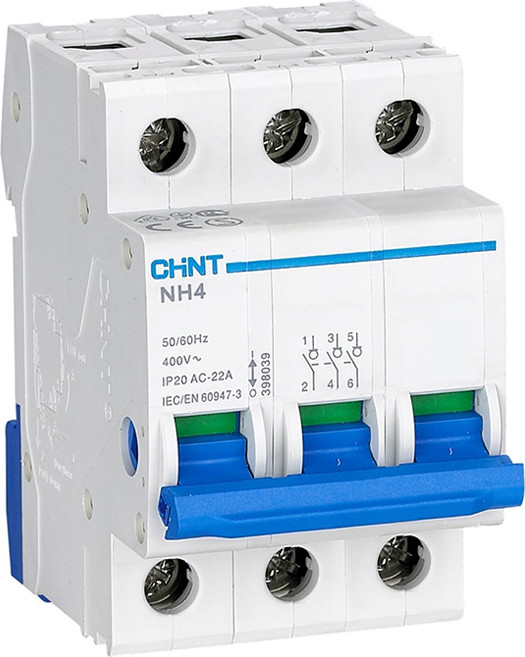 Выключатель нагрузки Chint NH4 3P 63A / 398044
