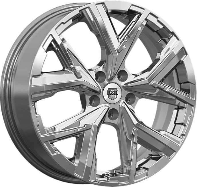 Литой диск K&K Айона 18x6.5" 5x114.3мм DIA 64.1мм ET 40мм Дарк платинум