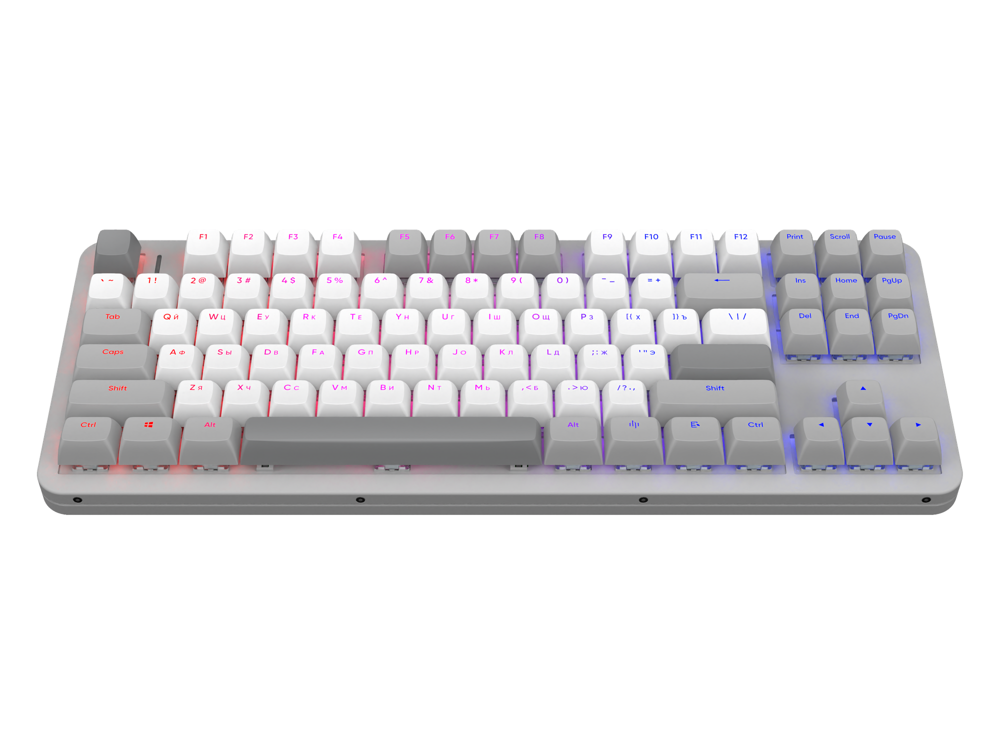 Клавиатура Red Square Alumix TKL Gray Matter g3ms Sapphire RSQ-20048 (серый) — фото 2
