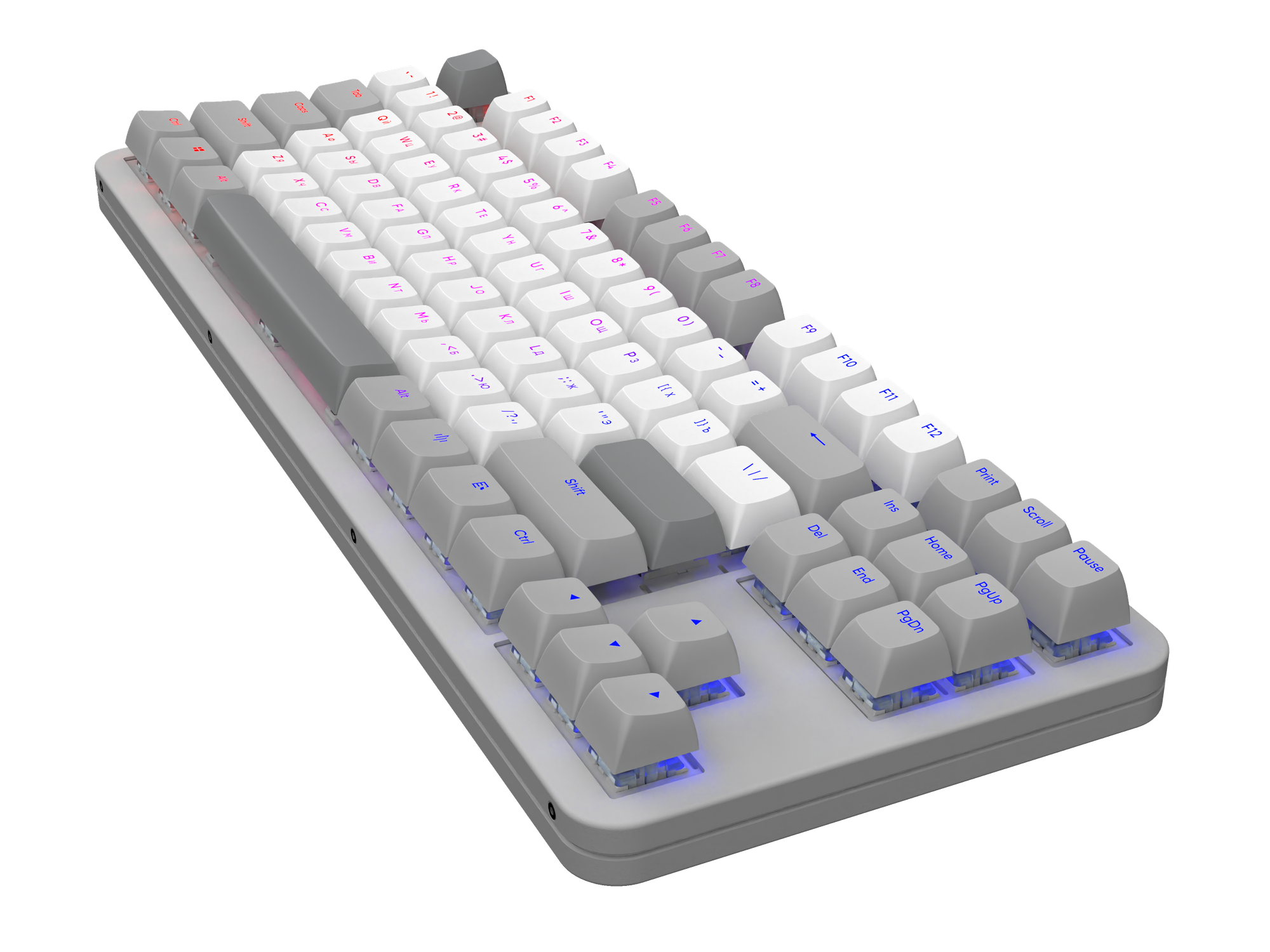 Клавиатура Red Square Alumix TKL Gray Matter g3ms Sapphire RSQ-20048 (серый) — фото 3