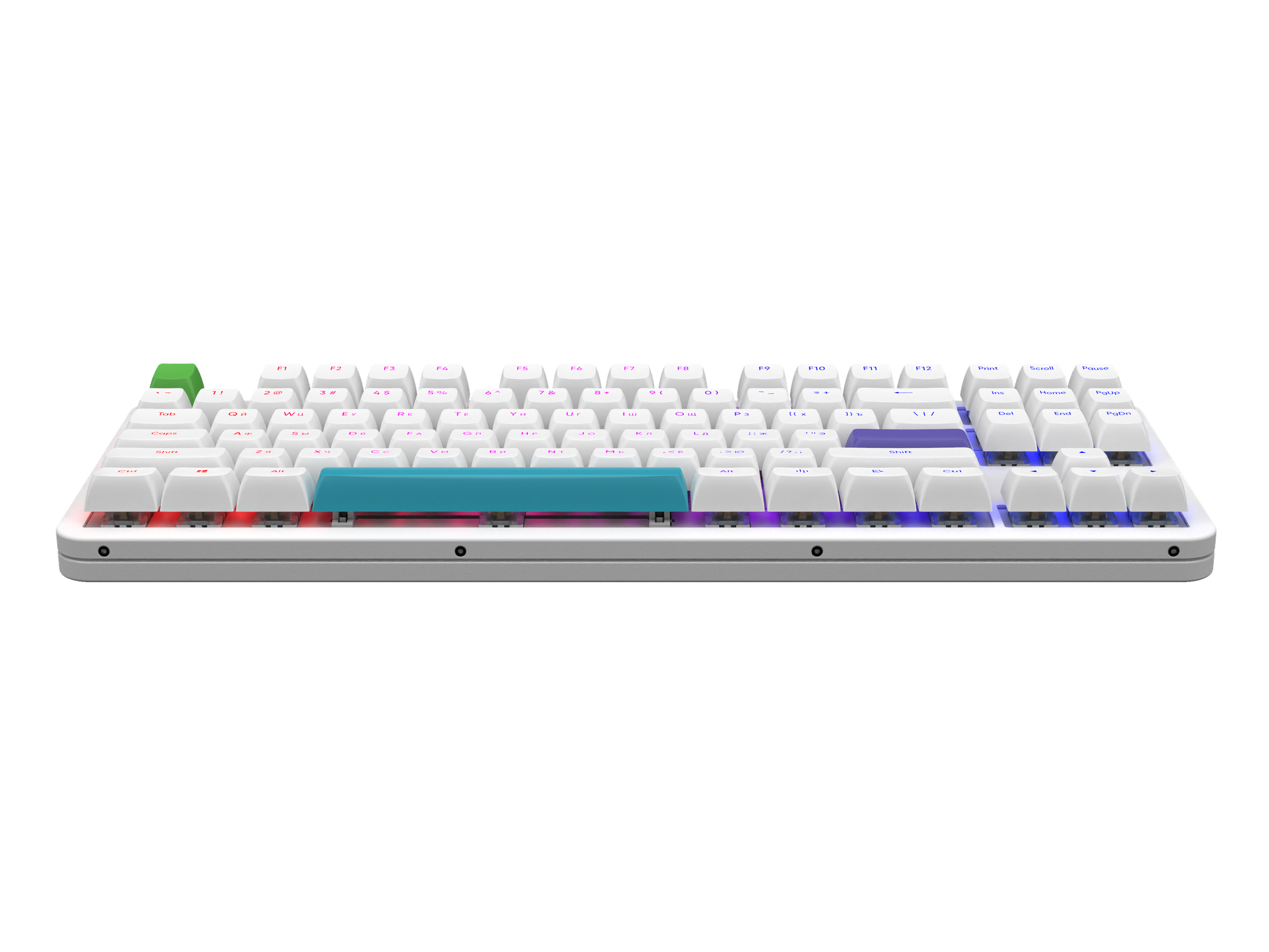Клавиатура Red Square Alumix TKL Simple g3ms Amber RSQ-20050 (белый) — фото 6