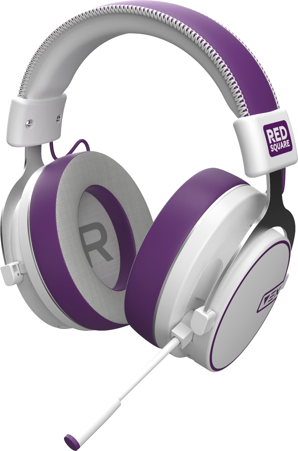 Наушники Red Square RS319 V3X / RSQ-31019 (белый/фиолетовый) — фото 4