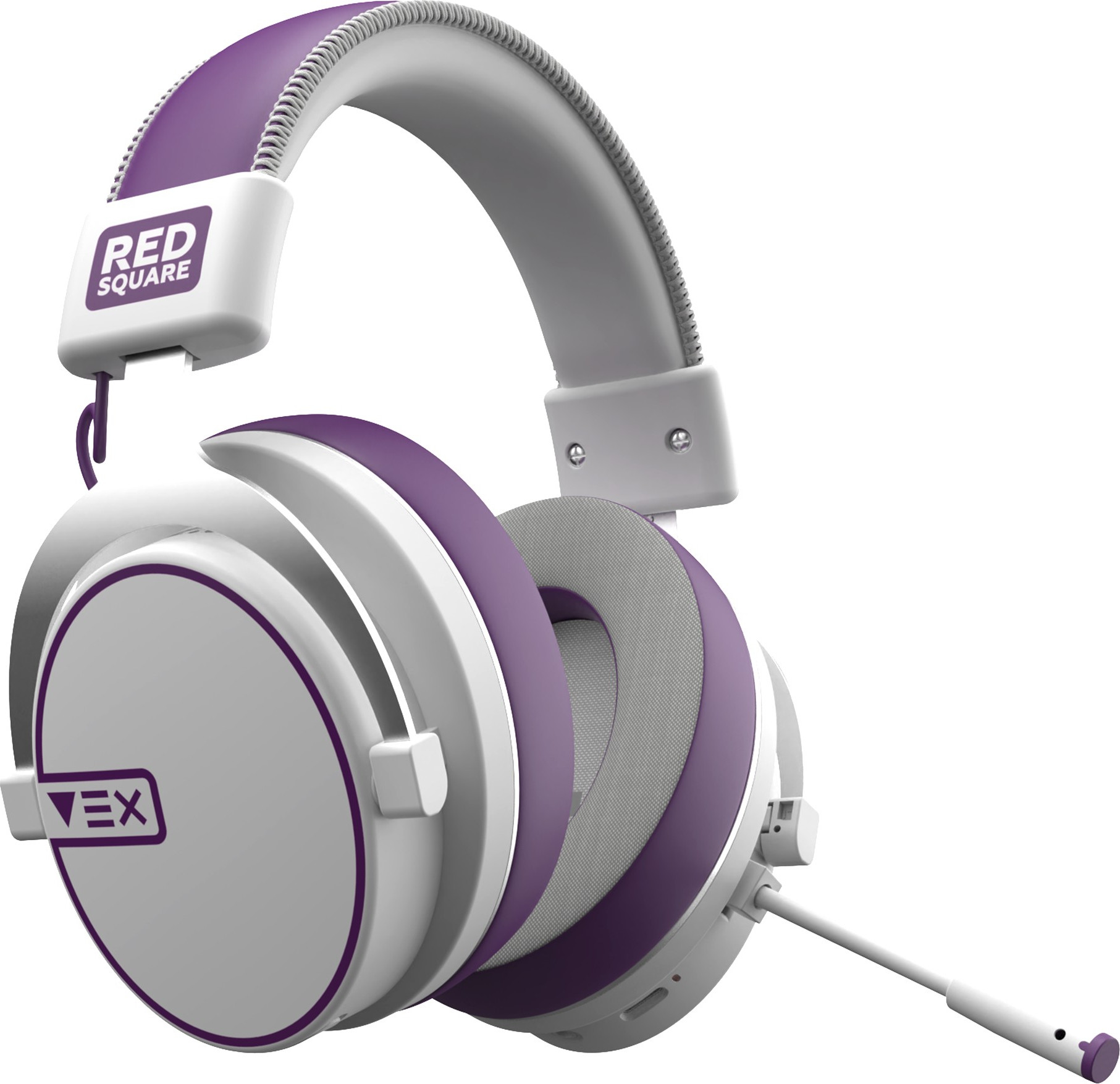 Наушники Red Square RS319 V3X / RSQ-31019 (белый/фиолетовый) — фото 2