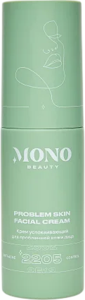 Крем для лица Mono Beauty успокаивающий для проблемной кожи (50мл)