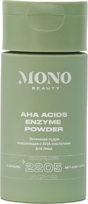 Пудра для умывания Mono Beauty Энзимная с AHA-кислотами (120мл)