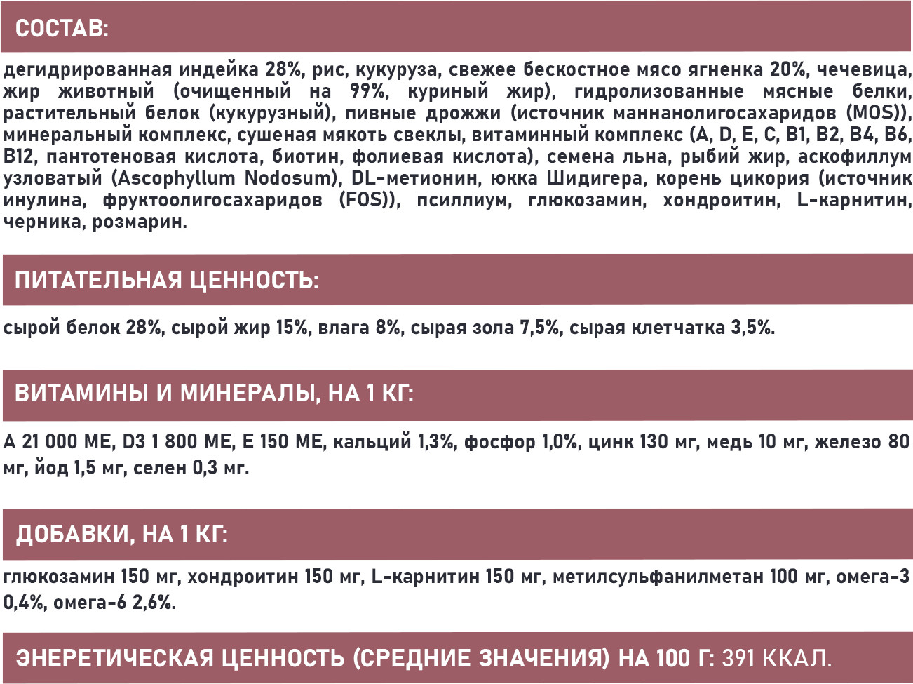 Сухой корм для собак Award Special Care Toy Breed Support мясо ягненка (10кг) — фото 6