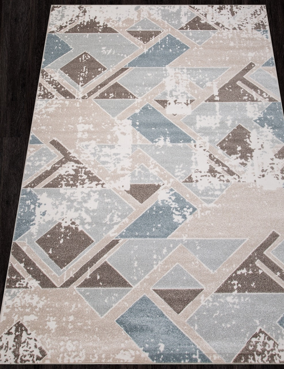 Ковер Merinos Naturel D979-STAN-BEIGE-BLUE (1.5x3) — фото 4
