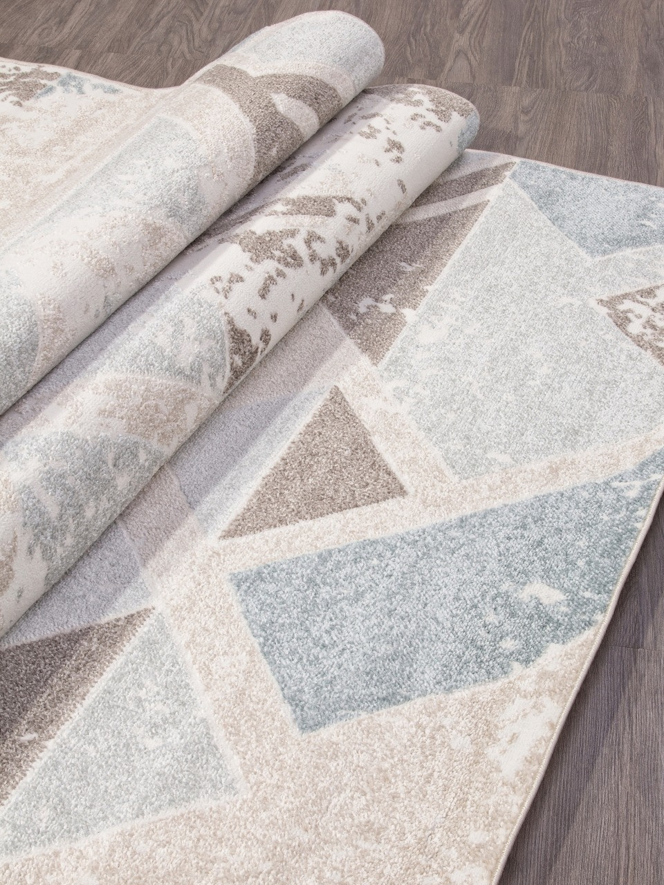 Ковер Merinos Naturel D979-STAN-BEIGE-BLUE (1x2) — фото 2