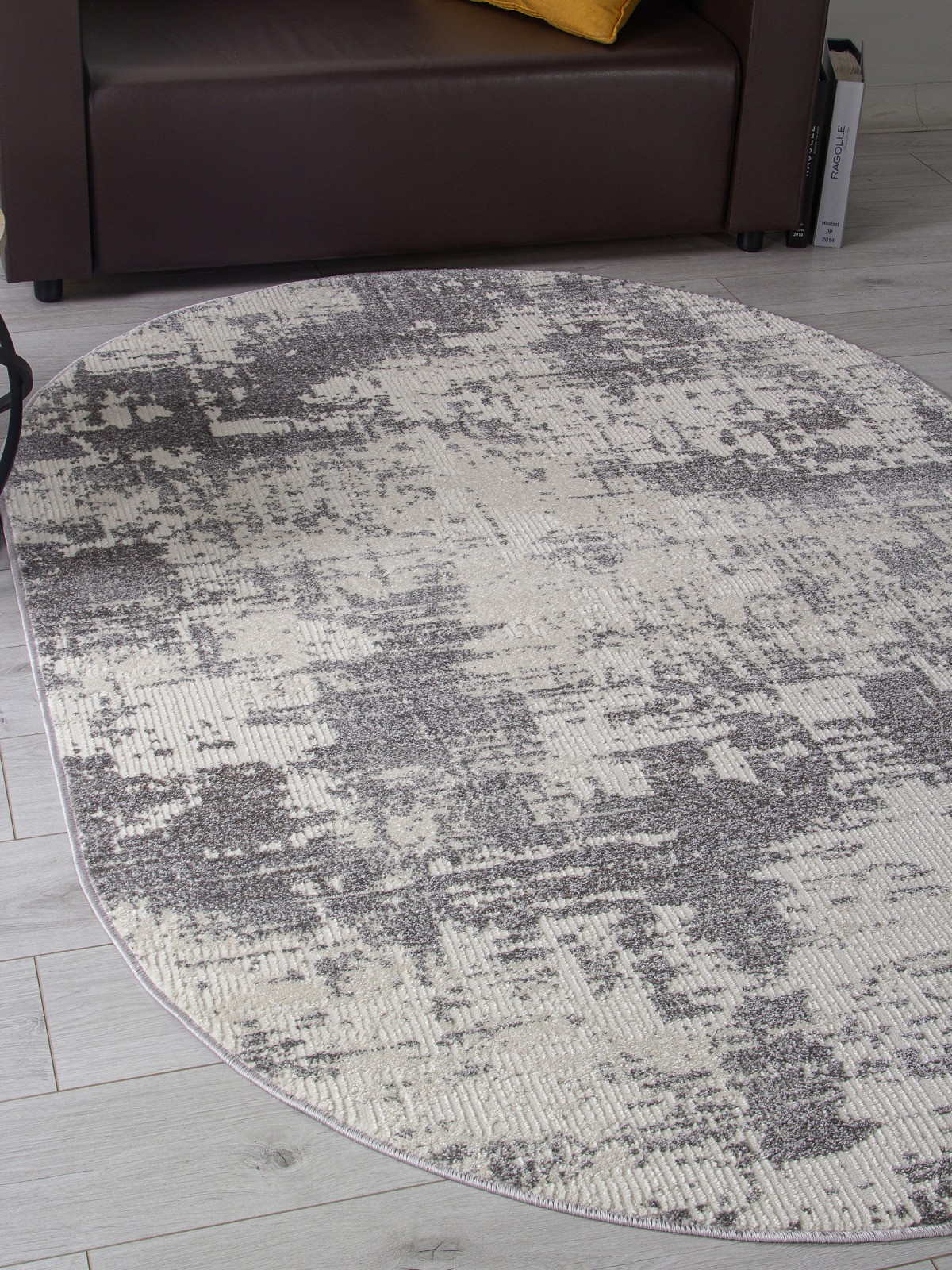Ковер Merinos Naturel F230-OVAL-GRAY (1.5x3) — фото 4