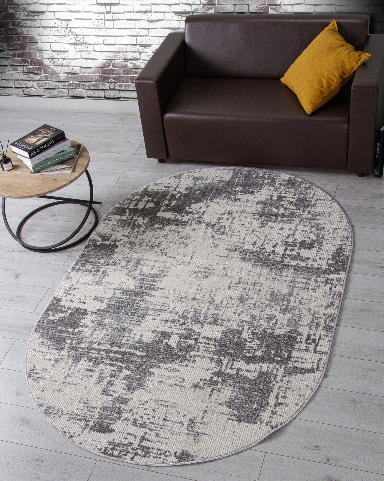 Ковер Merinos Naturel F230-OVAL-GRAY (2.5x3.5) — фото 2