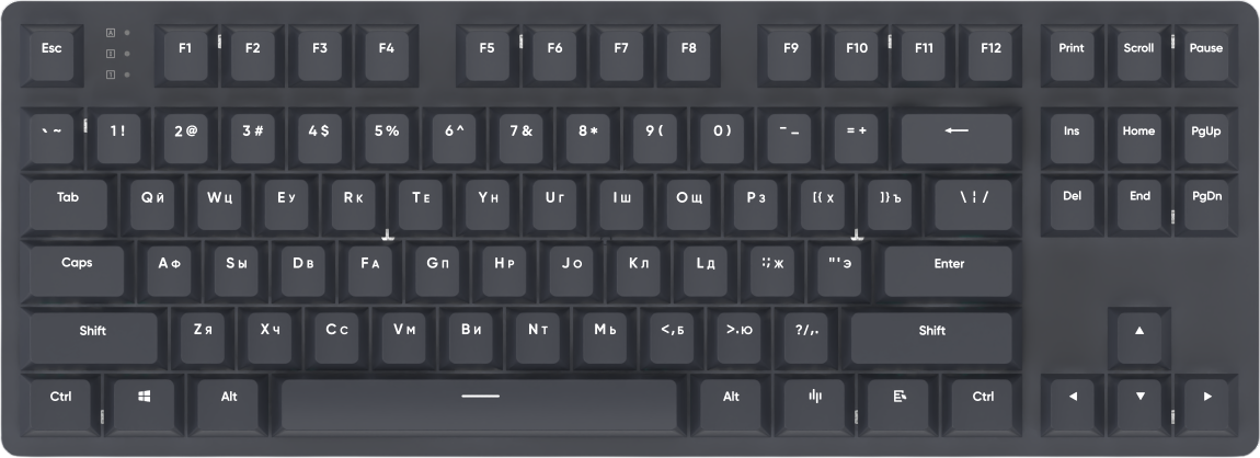 Клавиатура IO by Red Square Typex SE g3ms Sapphire / io221 (черный)