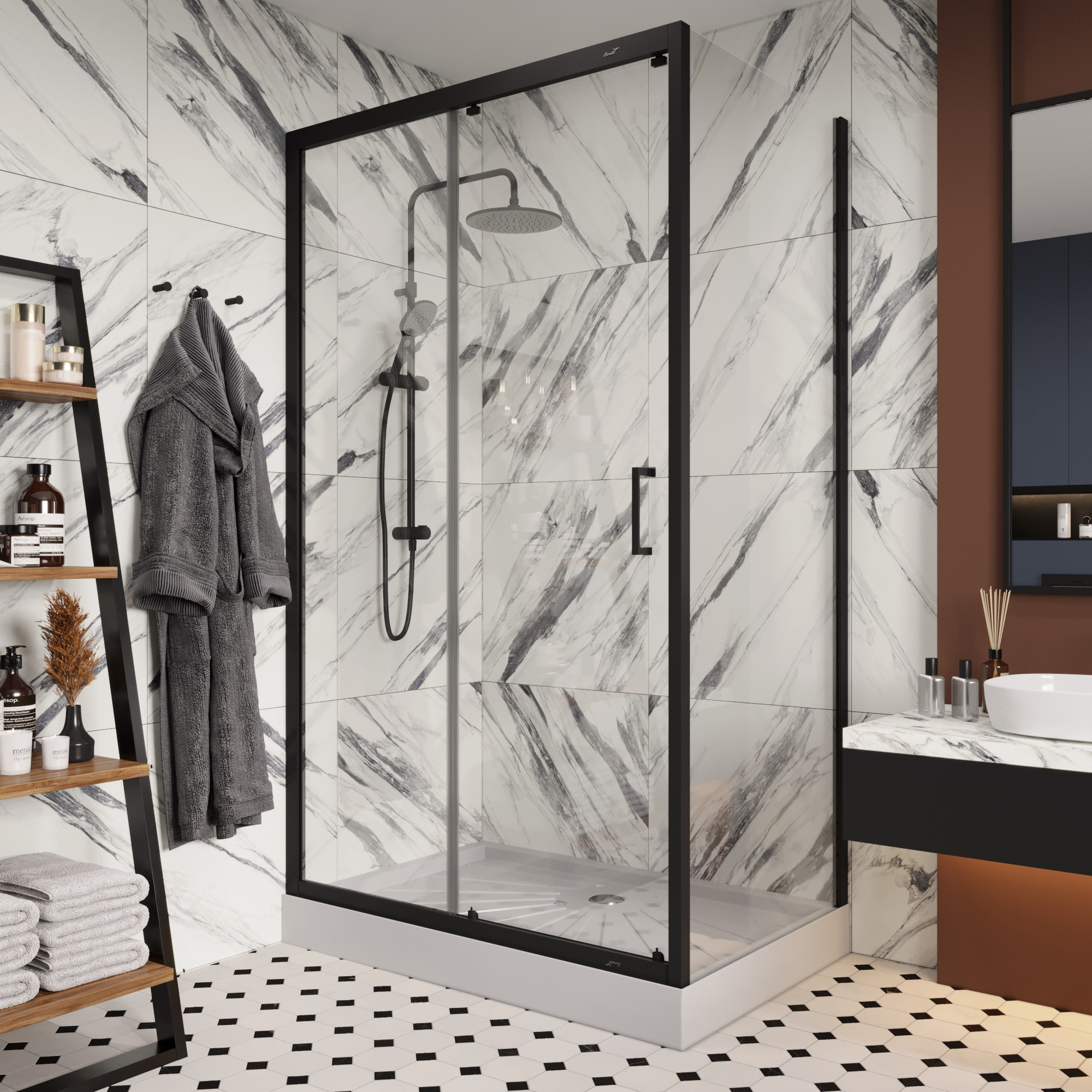 Душевой уголок Cerutti Spa Gloria120b