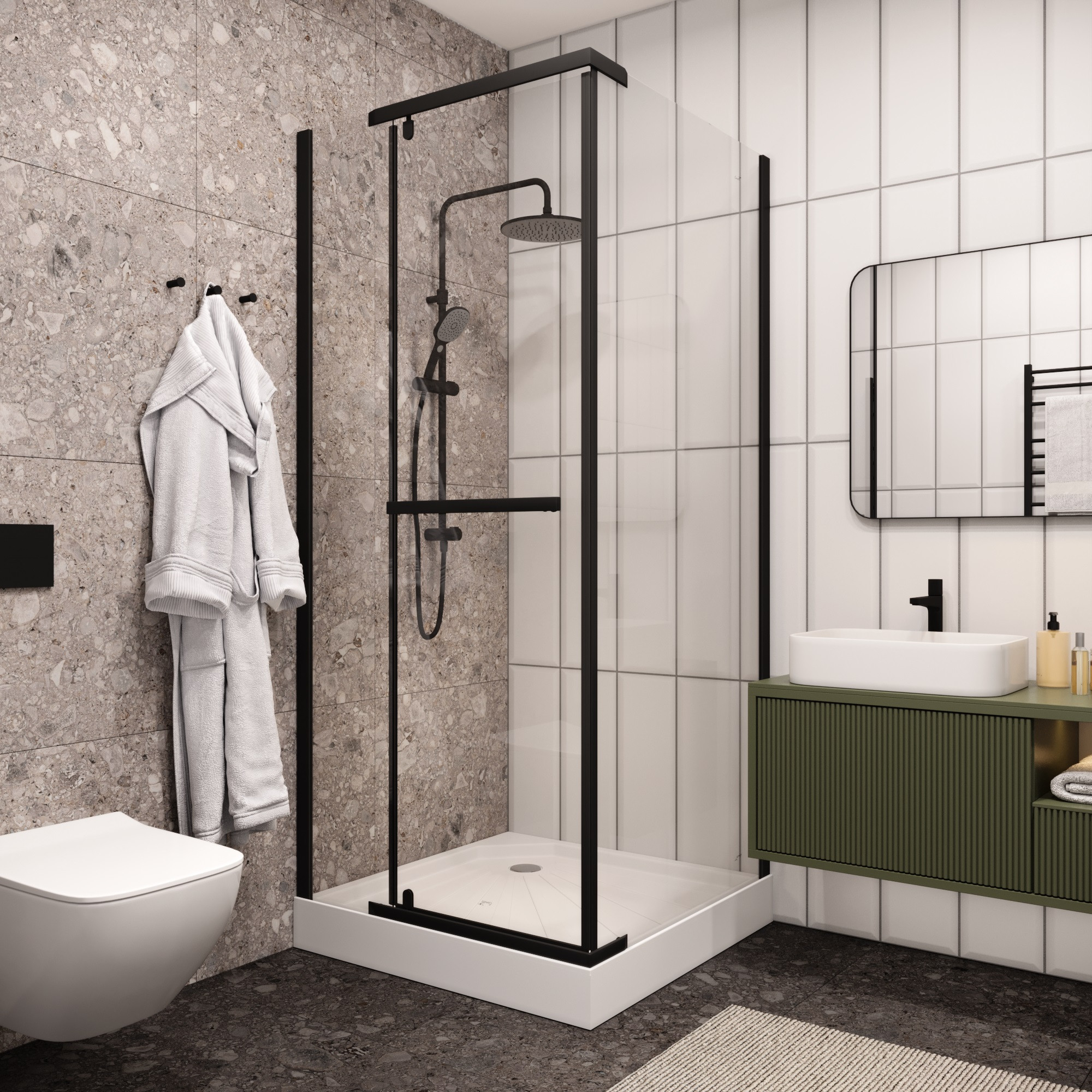 Душевой уголок Cerutti Spa Mimi ZQ91B — фото 3
