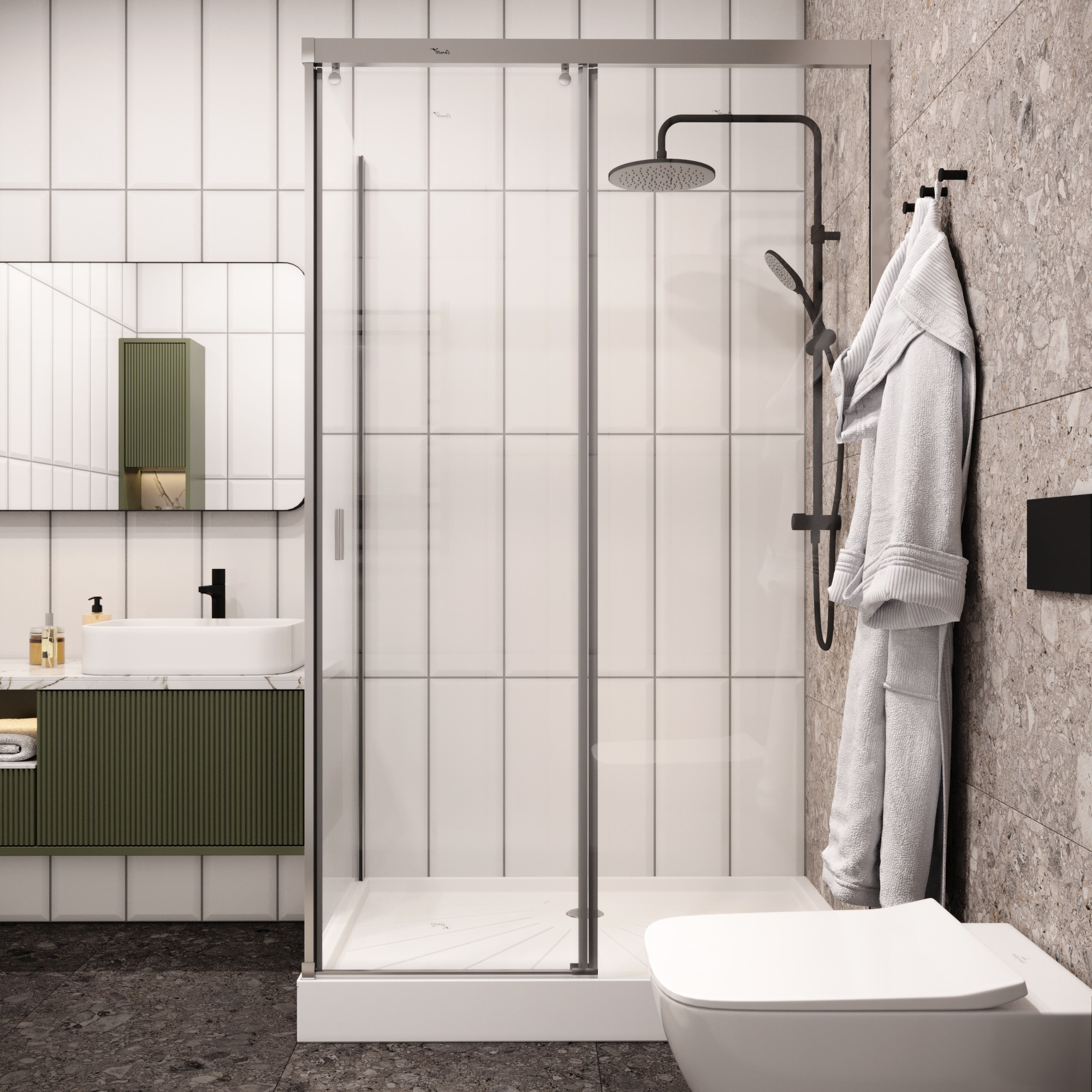Душевой уголок Cerutti Spa Marbella 120 R — фото 3