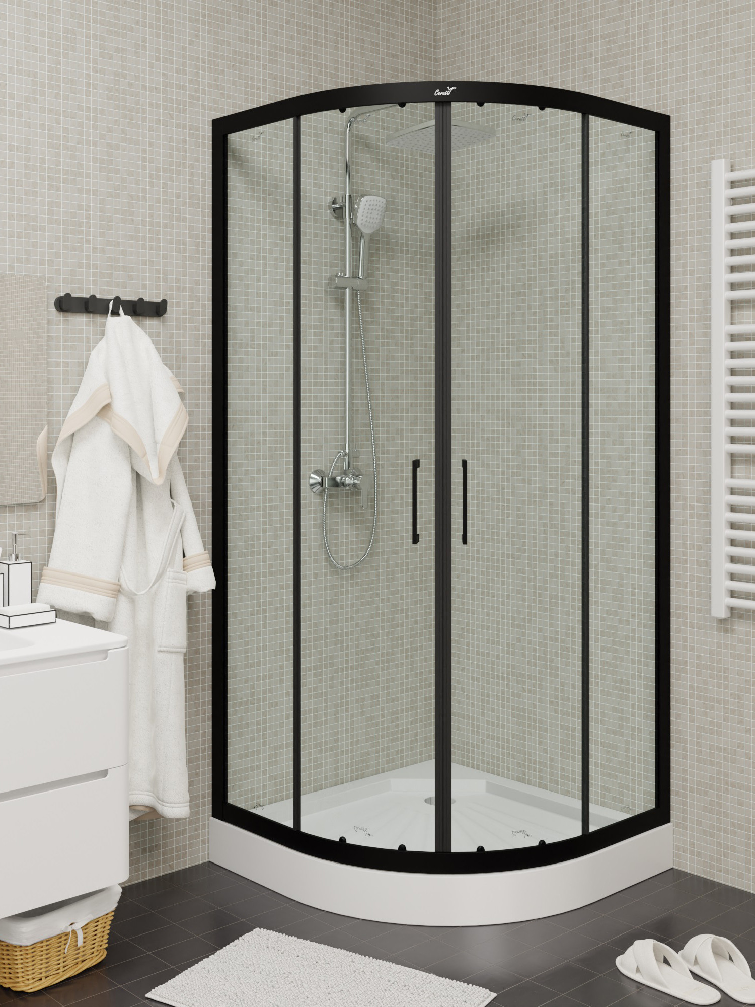 Душевой уголок Cerutti Spa VIVA100B — фото 3