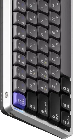 Клавиатура Nuphy Air60 HE Low-Profile Magnetic Jade Switch / Air60HE-SS-J — фото 3