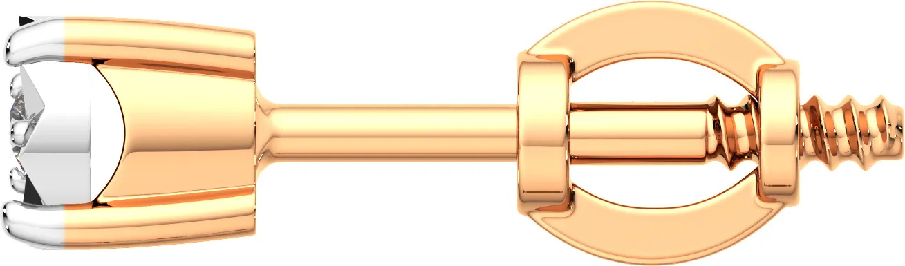 Серьги из комбинированного золота ZORKA 3D00136.14K.B (с бриллиантами) — фото 2