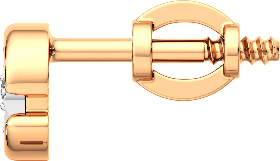 Серьги из комбинированного золота ZORKA 3D00290.14K.B.ZZ (с бриллиантами) — фото 2