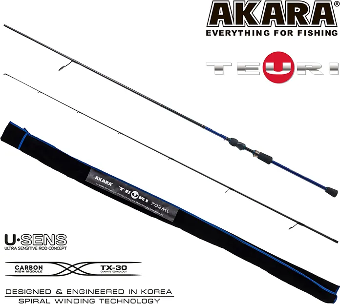 Удилище Akara Teuri MLS702 TX-30 5.5-17.5 / S702ML-210 (2.1м) — фото 2
