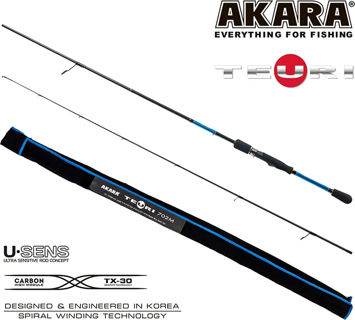 Удилище Akara Teuri MS702 TX-30 8-24.5 / S702M-210 (2.1м) — фото 2