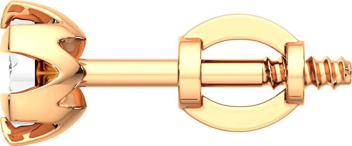 Серьги из комбинированного золота ZORKA 3D00632.14K.B (с бриллиантами) — фото 2