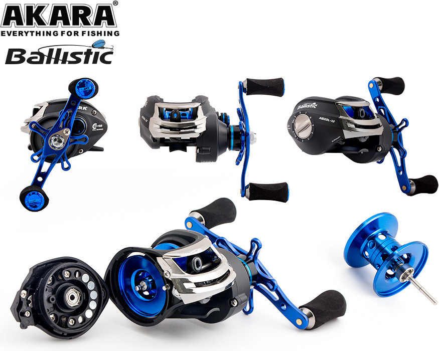 Катушка мультипликаторная Akara Ballistic AB20L 11+1bb / AB20L-12 — фото 5