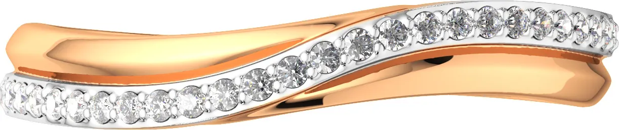 Кольцо из розового золота ZORKA 210822.14K.R (р.16.5, с фианитами) — фото 3