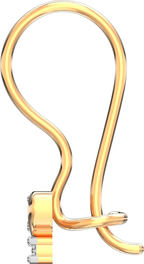 Серьги из розового золота ZORKA 3101057.14K.R.ZZ (с фианитами) — фото 2